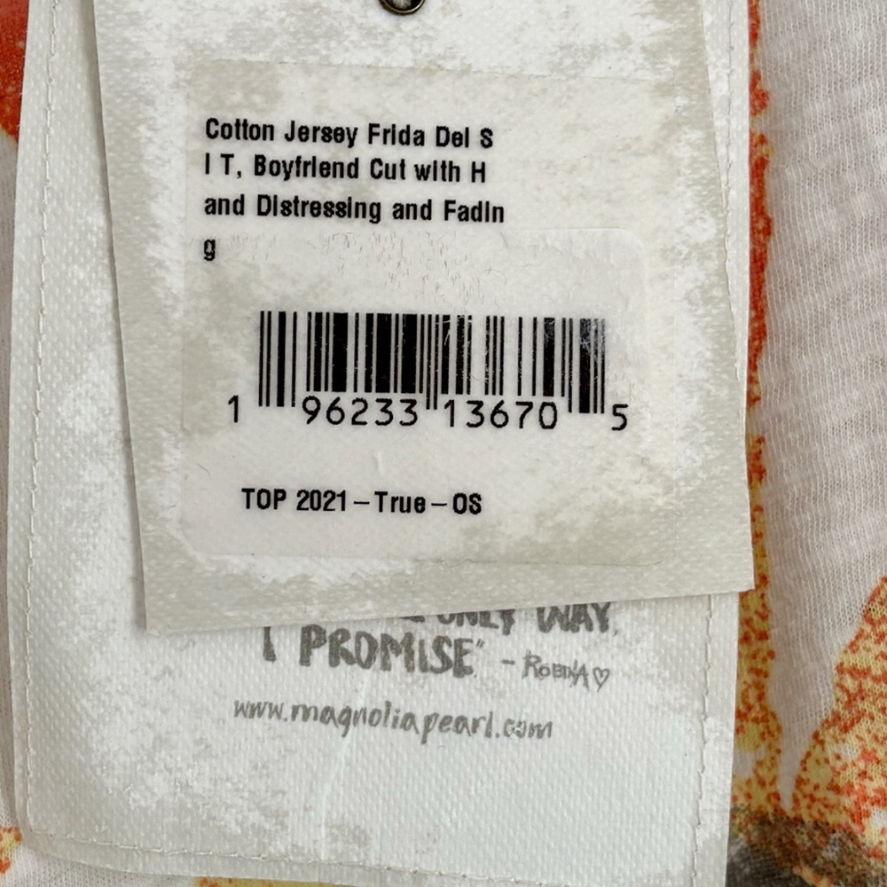 Magnolia Pearl Frida Del Sol Tee True TOP2021 NWT - Picture 3 of 5